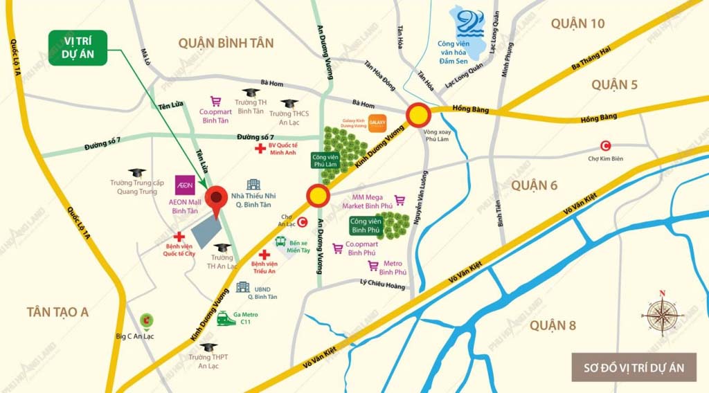 Sơ Đồ Vị Trí Dự Án Aio City