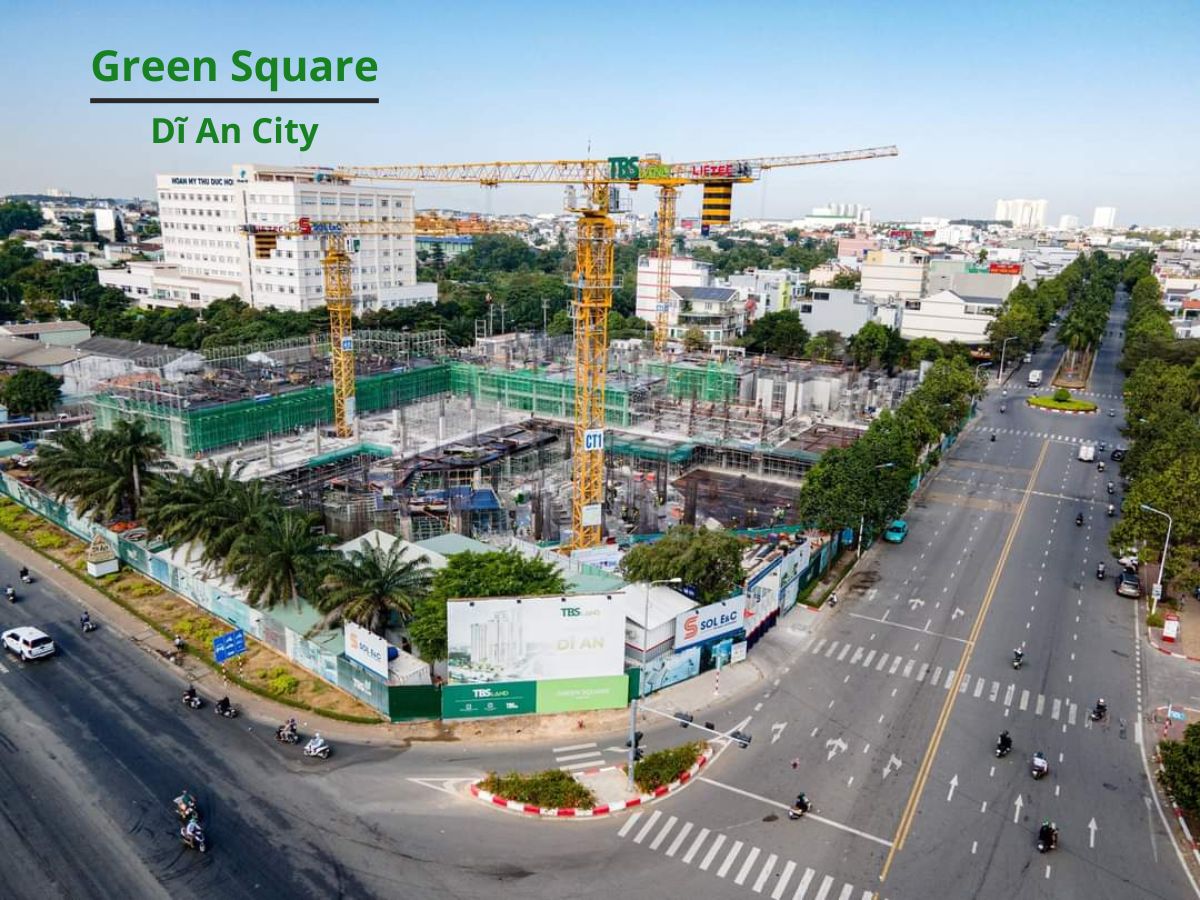 Vị trí dự án Green Square Dĩ An