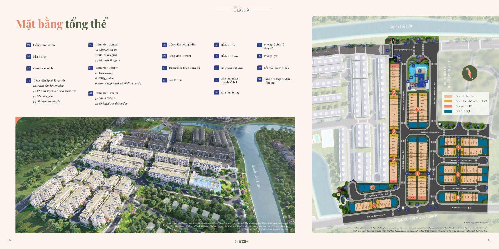 Mặt Bằng Tổng Thể Dự Án The Classia Khang Điền