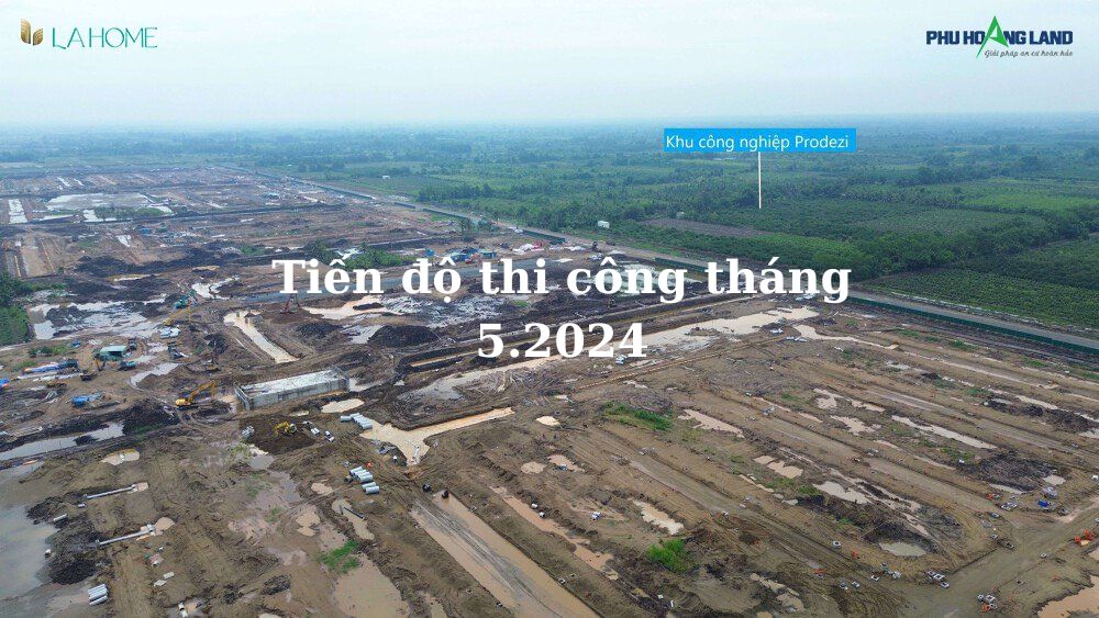 Tiến độ thi công tháng 5.2024