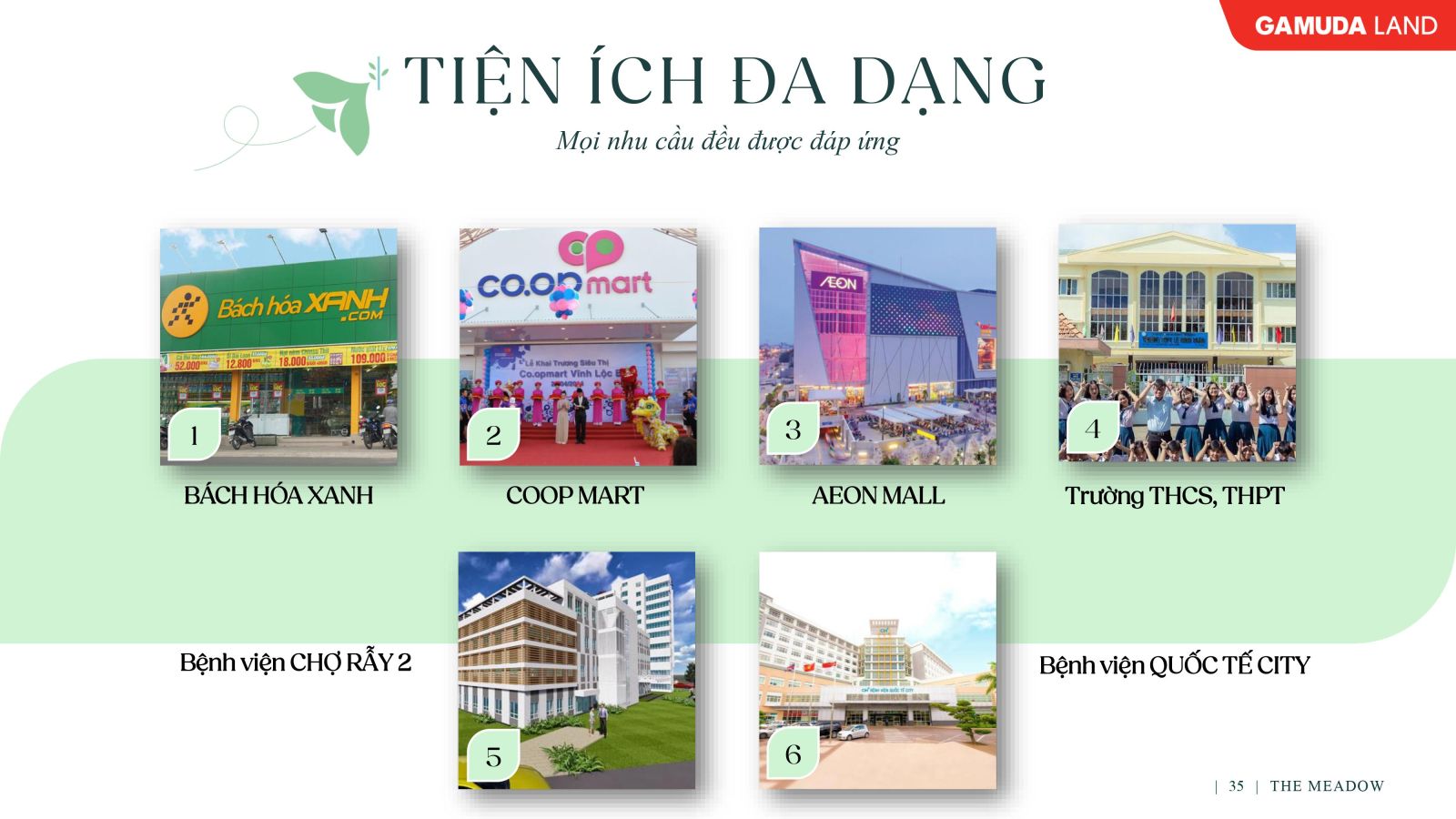 Tiện ích ngoại khu đa dạng, nhanh chóng